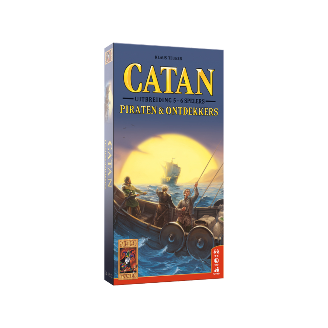 999 Games Catan Uitbreiding 5-6 Spelers Piraten & Ontdekkers