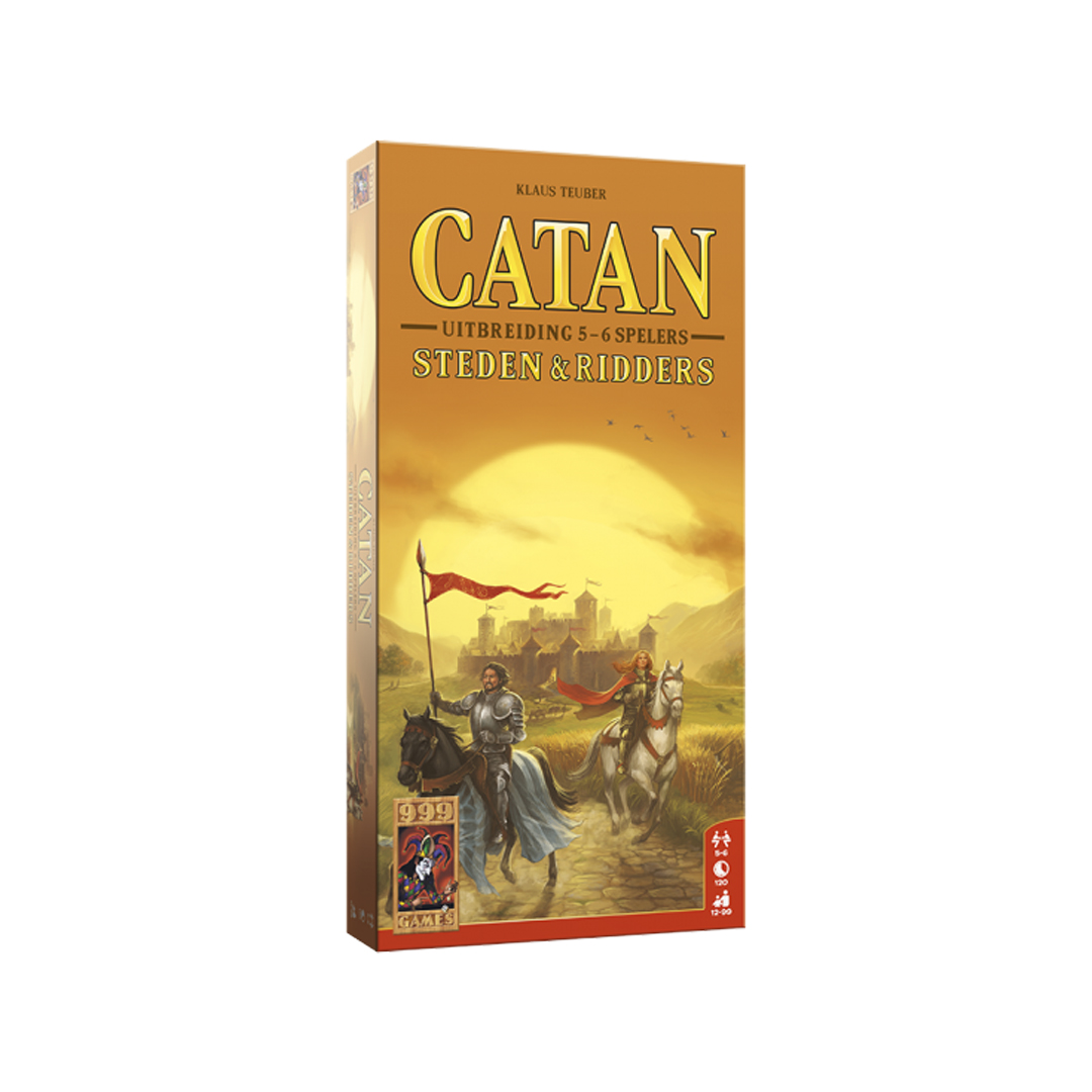 999 Games Catan Uitbreiding 5-6 Spelers Steden & Ridders