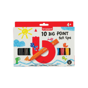 Bruynzeel 10 Big Point felt tips