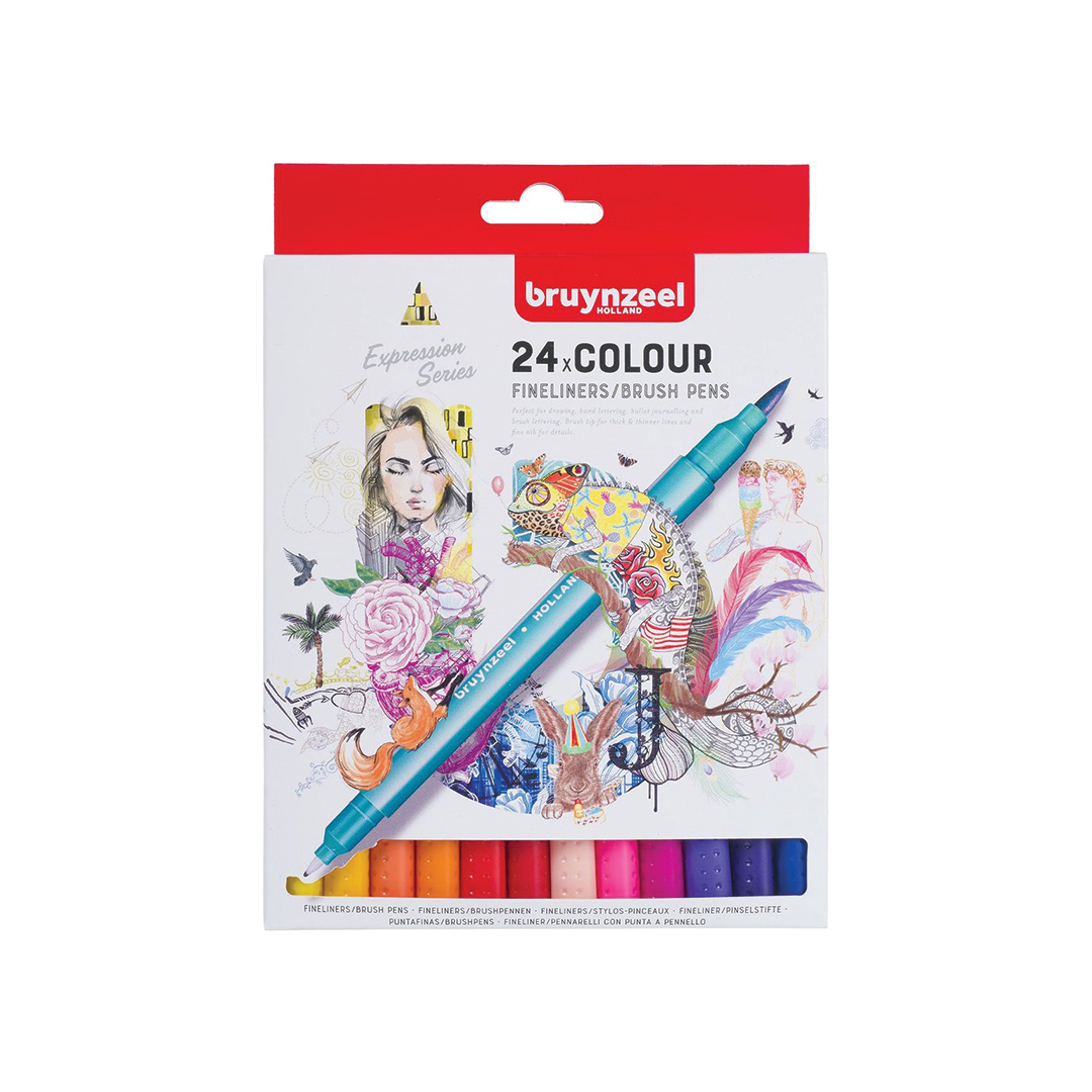 Bruynzeel 24 Colour Fineliners