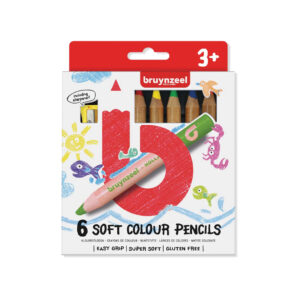 Bruynzeel 6 Soft colour pencils