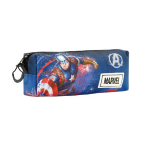 CAPTAIN AMERICA BLUE FAN SQUARE PENCIL CASE CAPTAIN AMERICA FULL