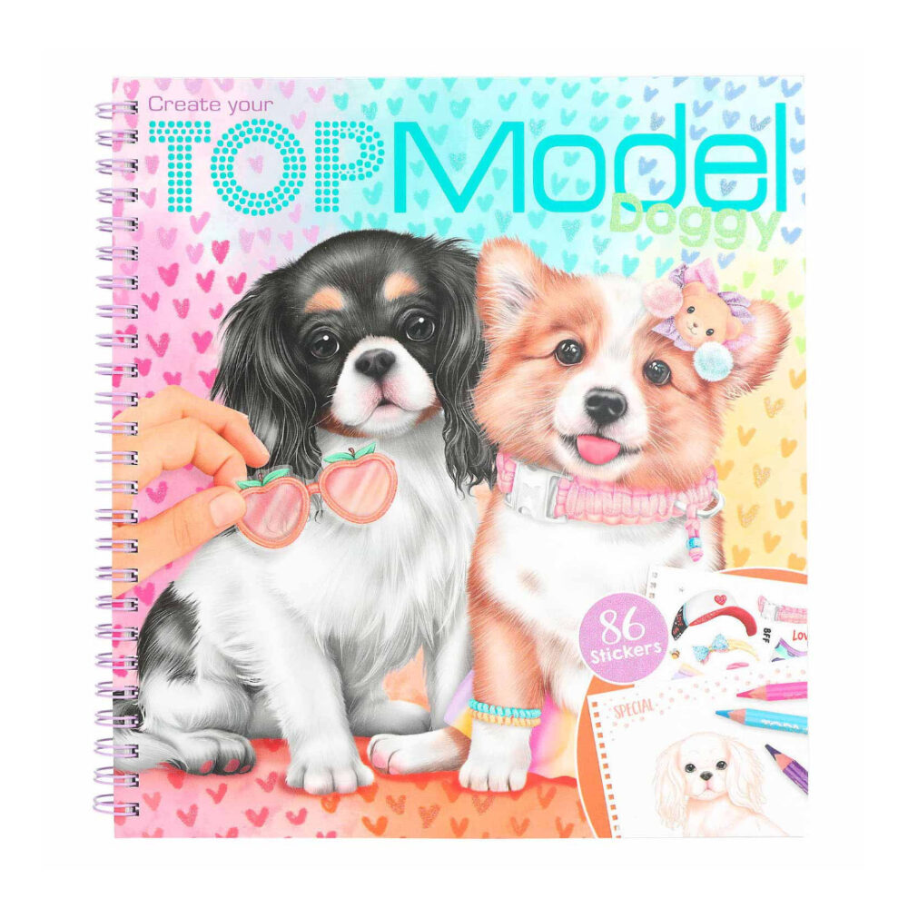 Create your TOPModel doggy Kleurboek
