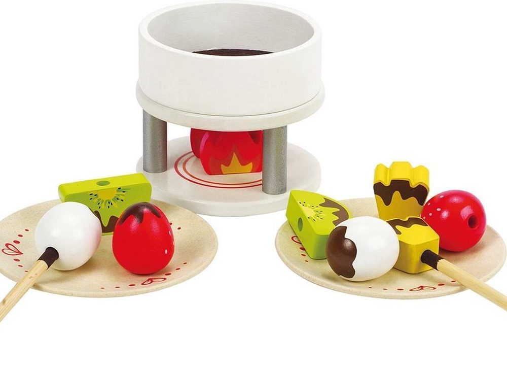 Hape Houten speelgoed chocolade fondue