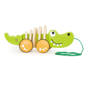 Hape walk-a-long crocodile