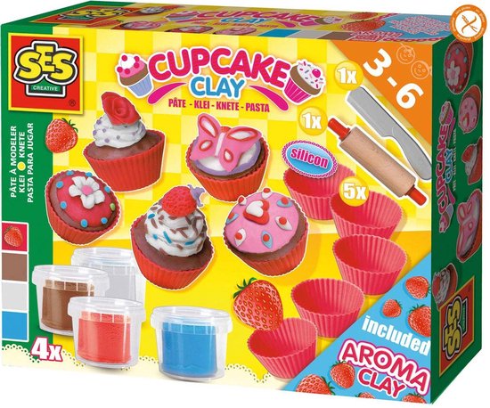 Klei SES SuperDough Cupcakes
