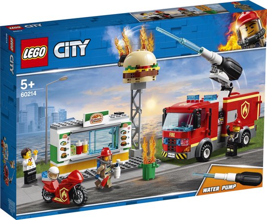 LEGO® City Fire 60214 Brand bij het hamburgerrestaurant