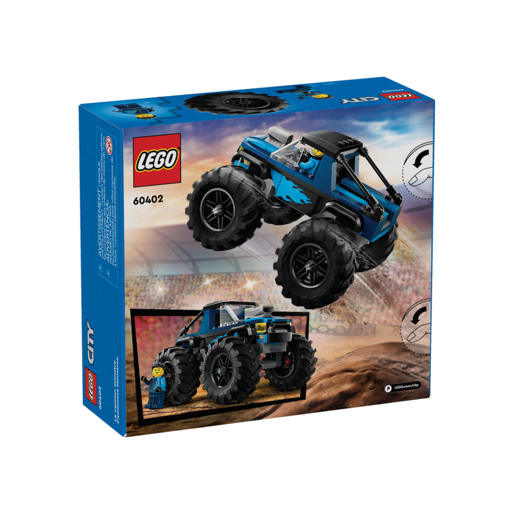 Lego 60402 City Vehicles Blue Monster Truck