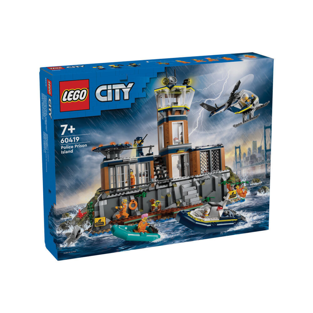 Lego 60419 City Police Prison Island - Welpie Toys Heerlen