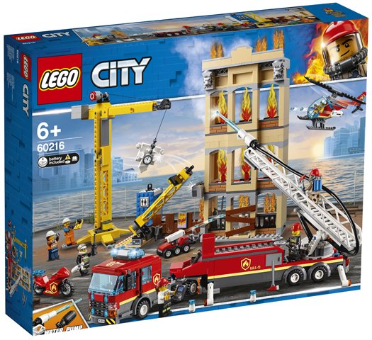 Lego Brandweerkazerne In De Stad