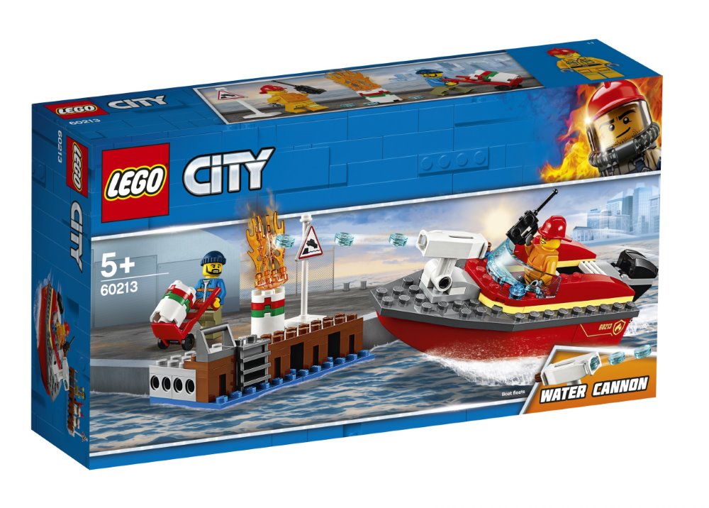 Lego City 60213 Brand aan de Kade