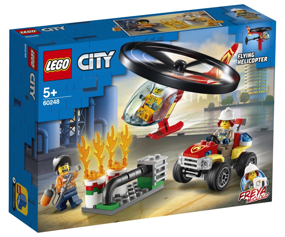 Lego City 60248 Brandweerhelikopter reddingsoperatie