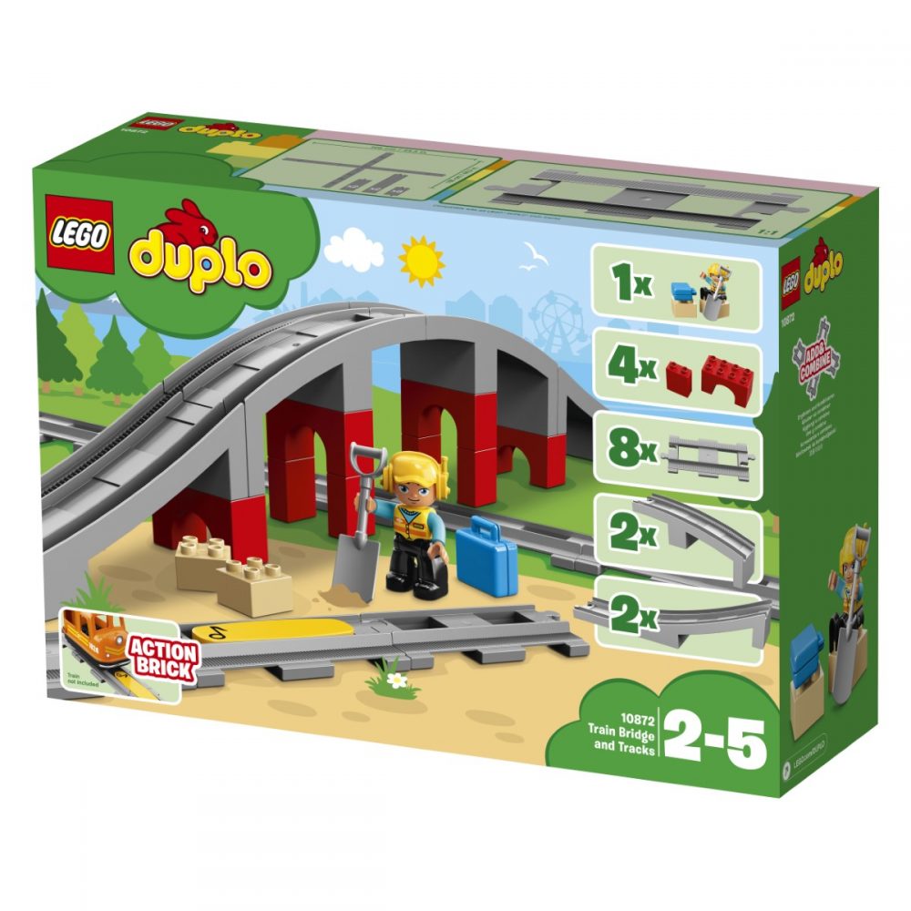 Lego Duplo 10872 Treinbrug en Rails