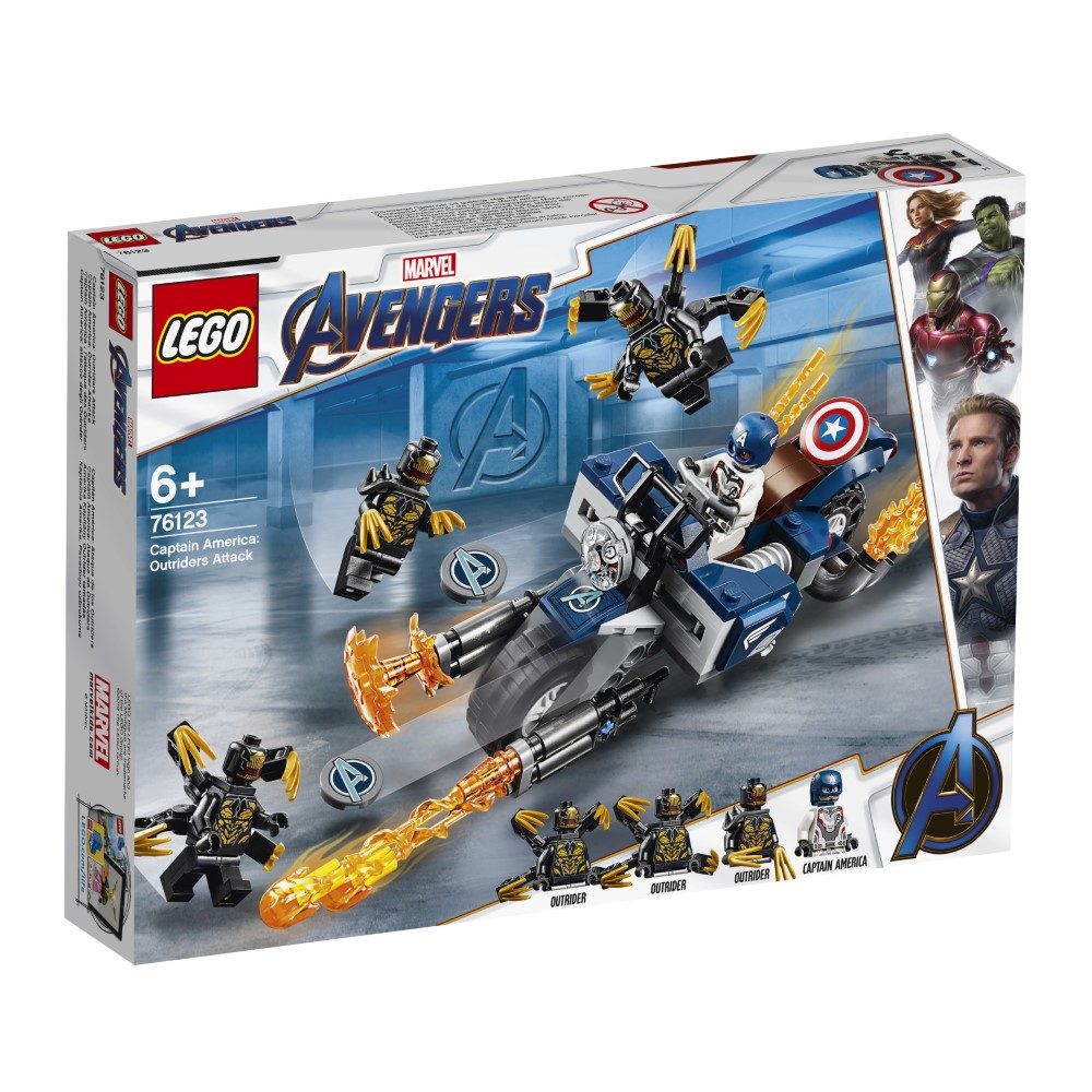 Lego Marvel Avengers 76123 Captain America: Aanval van de Outriders