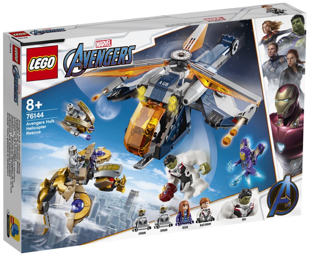 Lego Marvel Super Heroes 76144 Avengers Hulk helikopterredding
