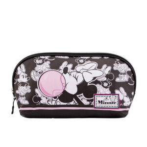 MINNIE MOUSE BLACK JELLY TOILETRY BAG MINNIE MOUSE BUBBLEGUM