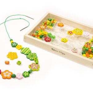 Melissa & Doug Kralenset hout bloemen
