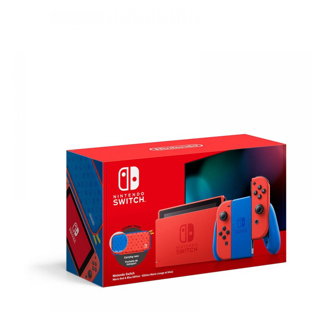 Nintendo Switch V2 Mario Red Set Console