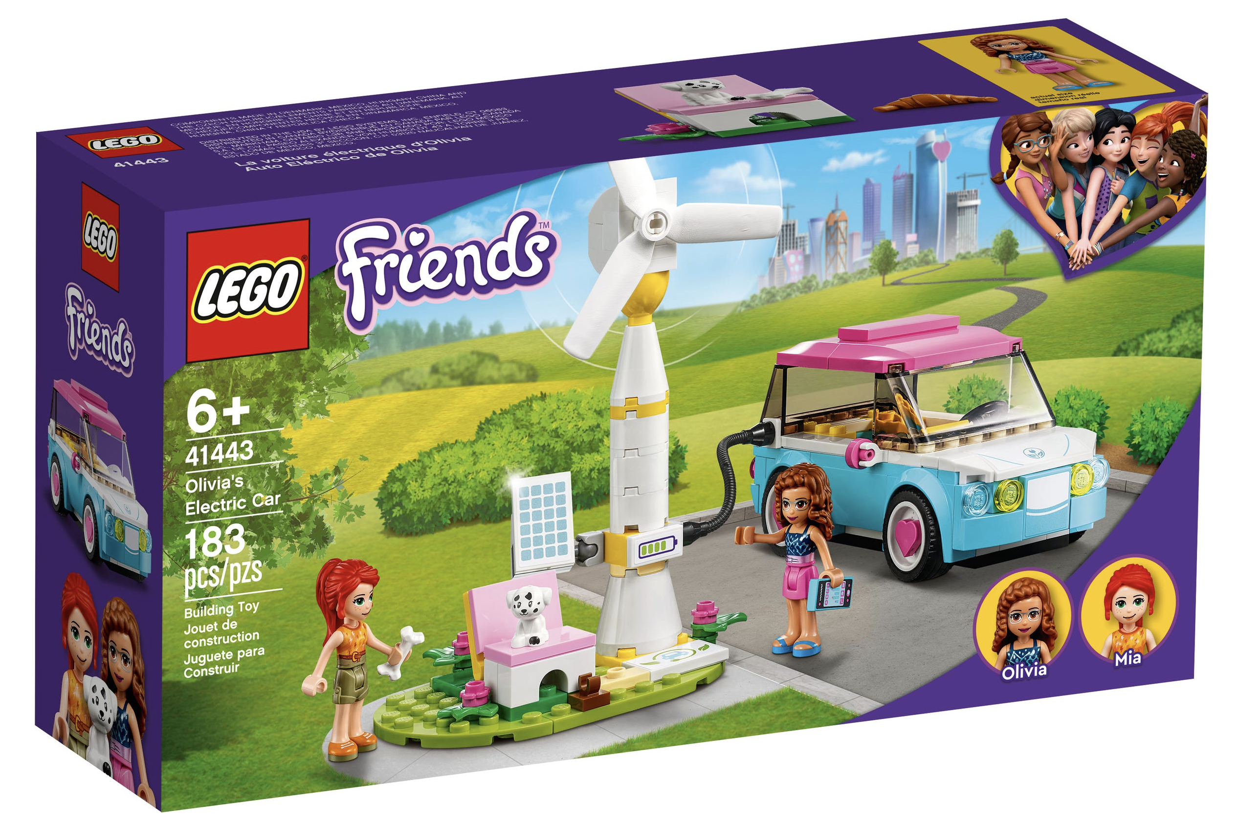 Olivia`s elektrische auto Lego (41443)