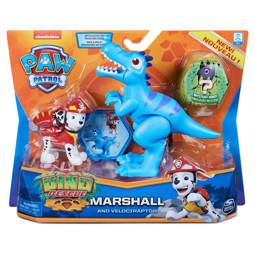 Paw Patrol Dino Action Pack Pup Marshall