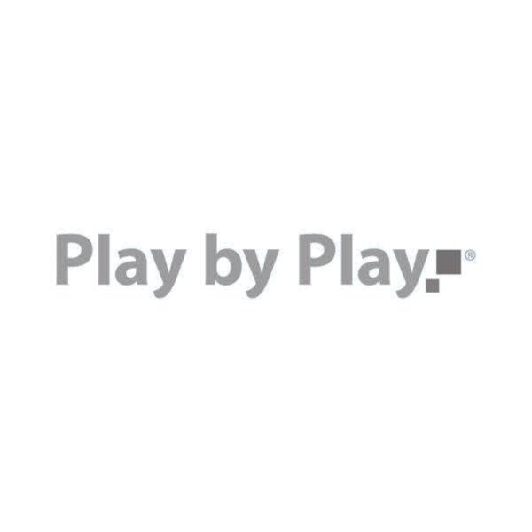 Play by Play logo Grey