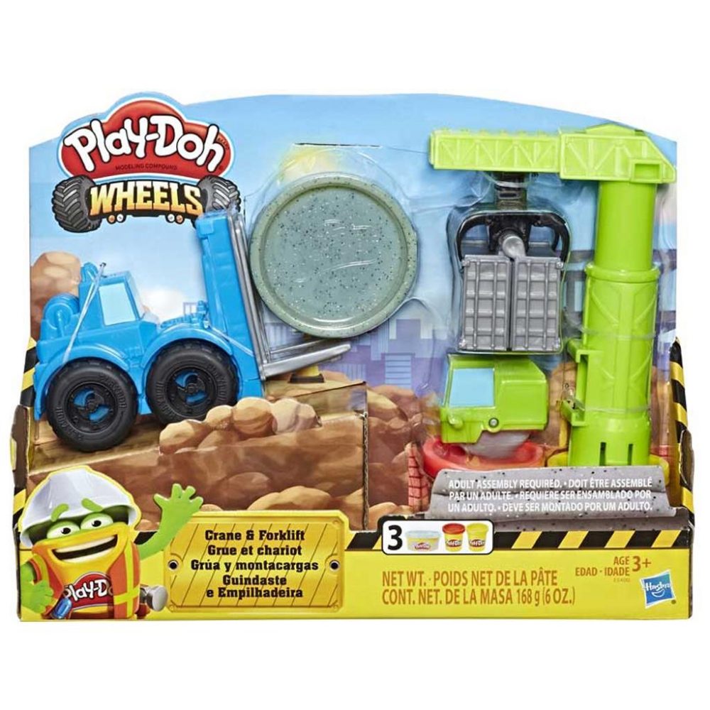 Playdoh Wheels Crane and Forklift