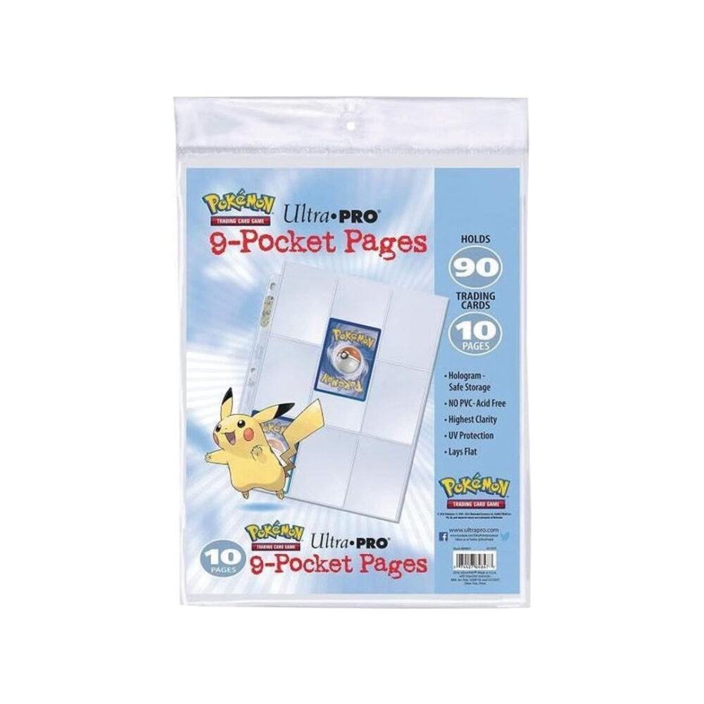 Pokemon Hologram pages 9 pocket pages