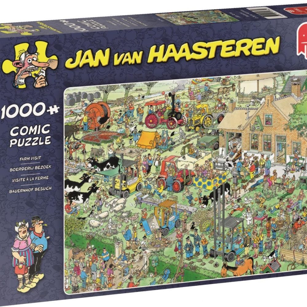 Puzzel JvH: Boerderij Bezoek 1000 stukjes