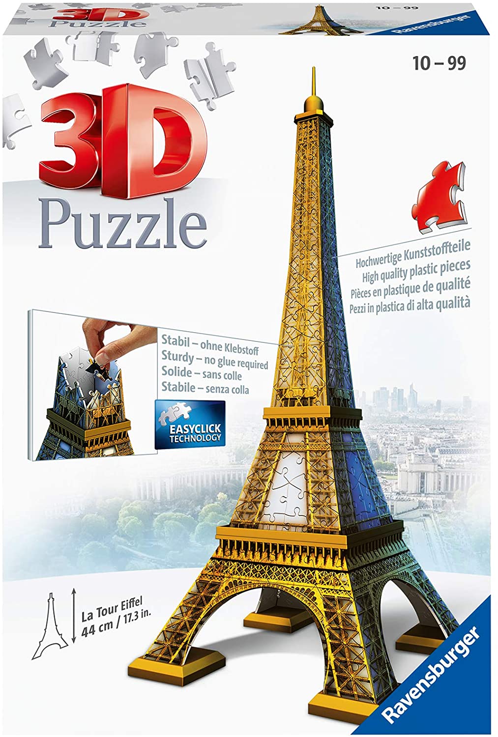 Ravensburger Eiffeltoren - 3D puzzel gebouw - 224 stukjes