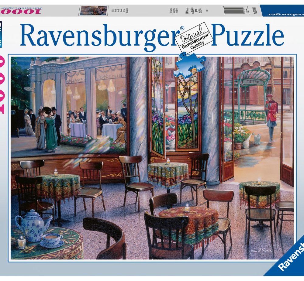 Ravensburger puzzel Cafebezoek - Legpuzzel - 1000 stukjes
