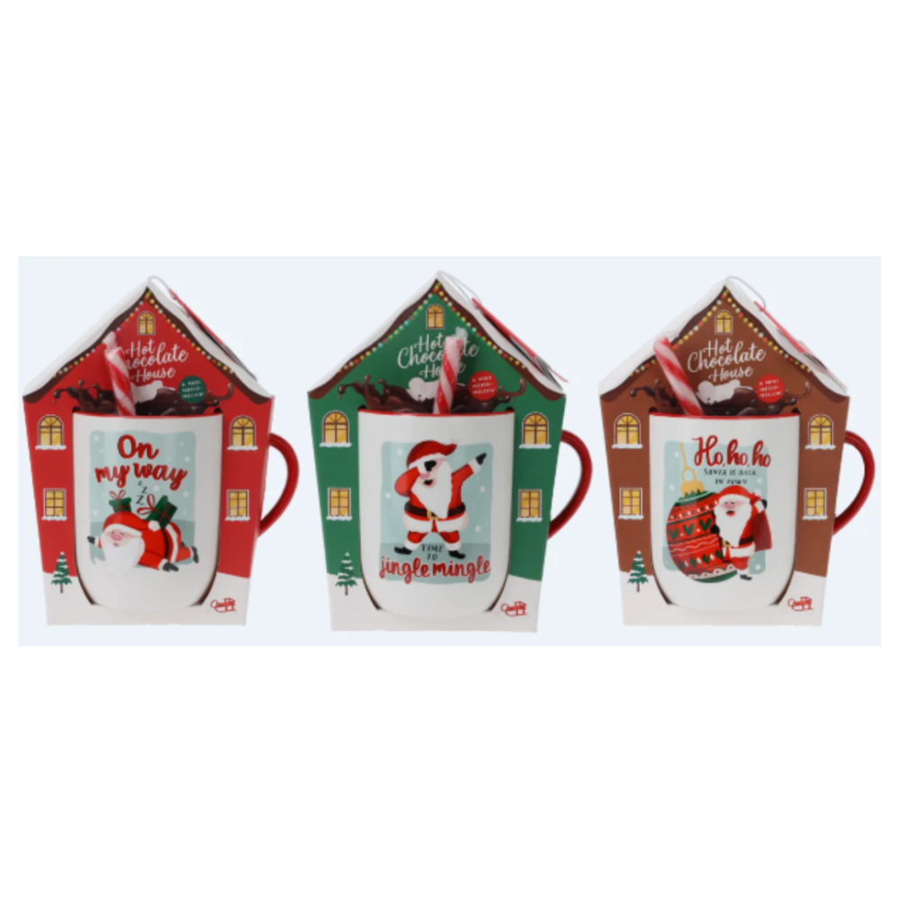 Santa's House mugs 2023