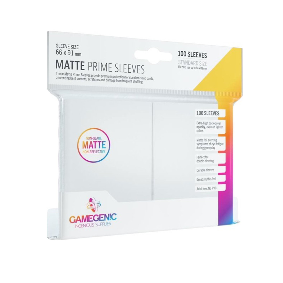 Sleeves Pack Matte Prime White (100)