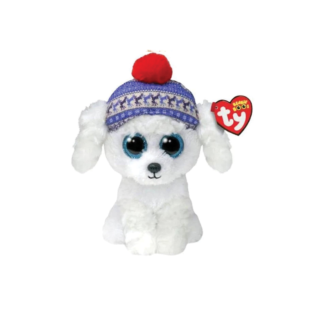 Ty Beanie Boo's Christmas Dog White 15cm