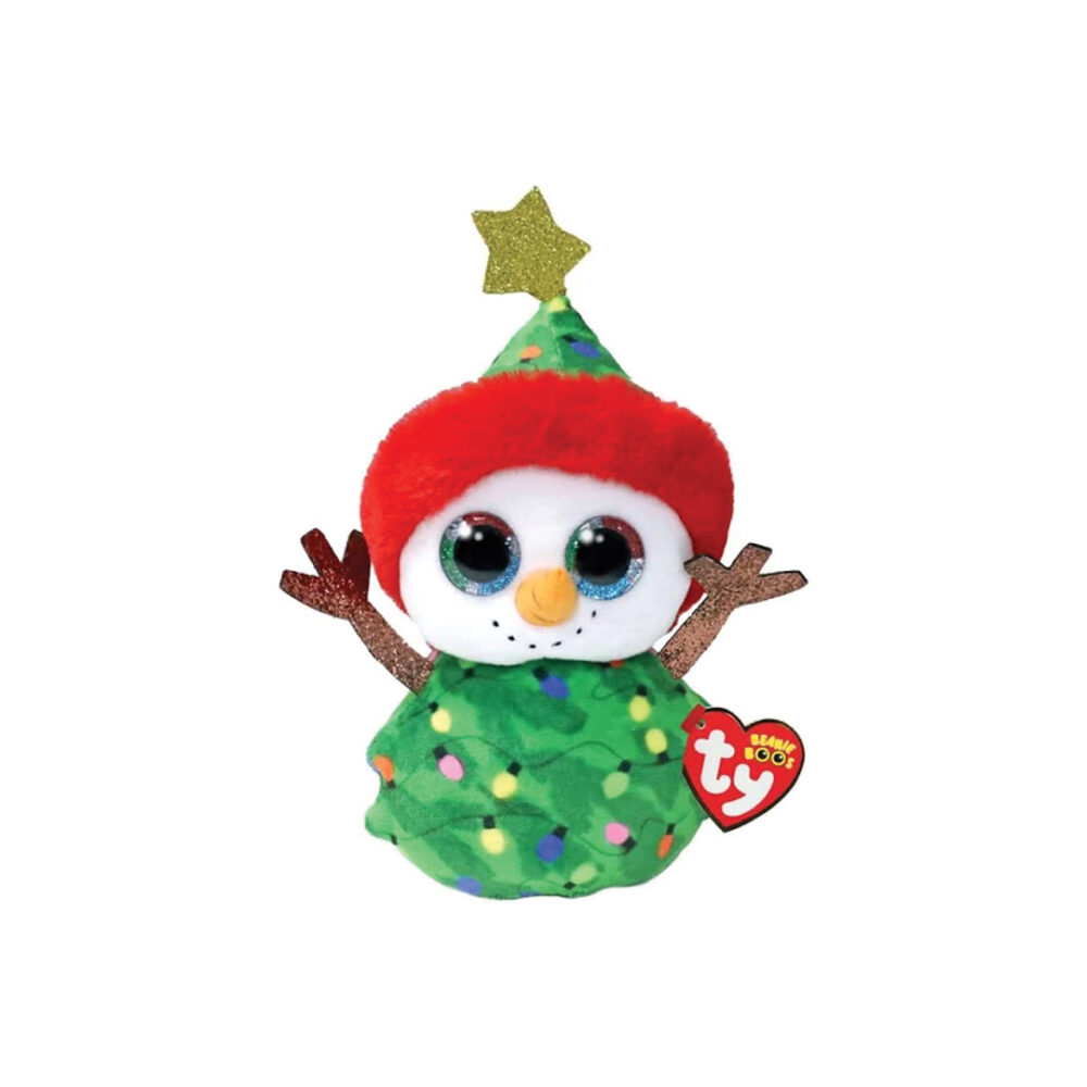 Ty Beanie Boo's Christmas Snowman Tree 15cm