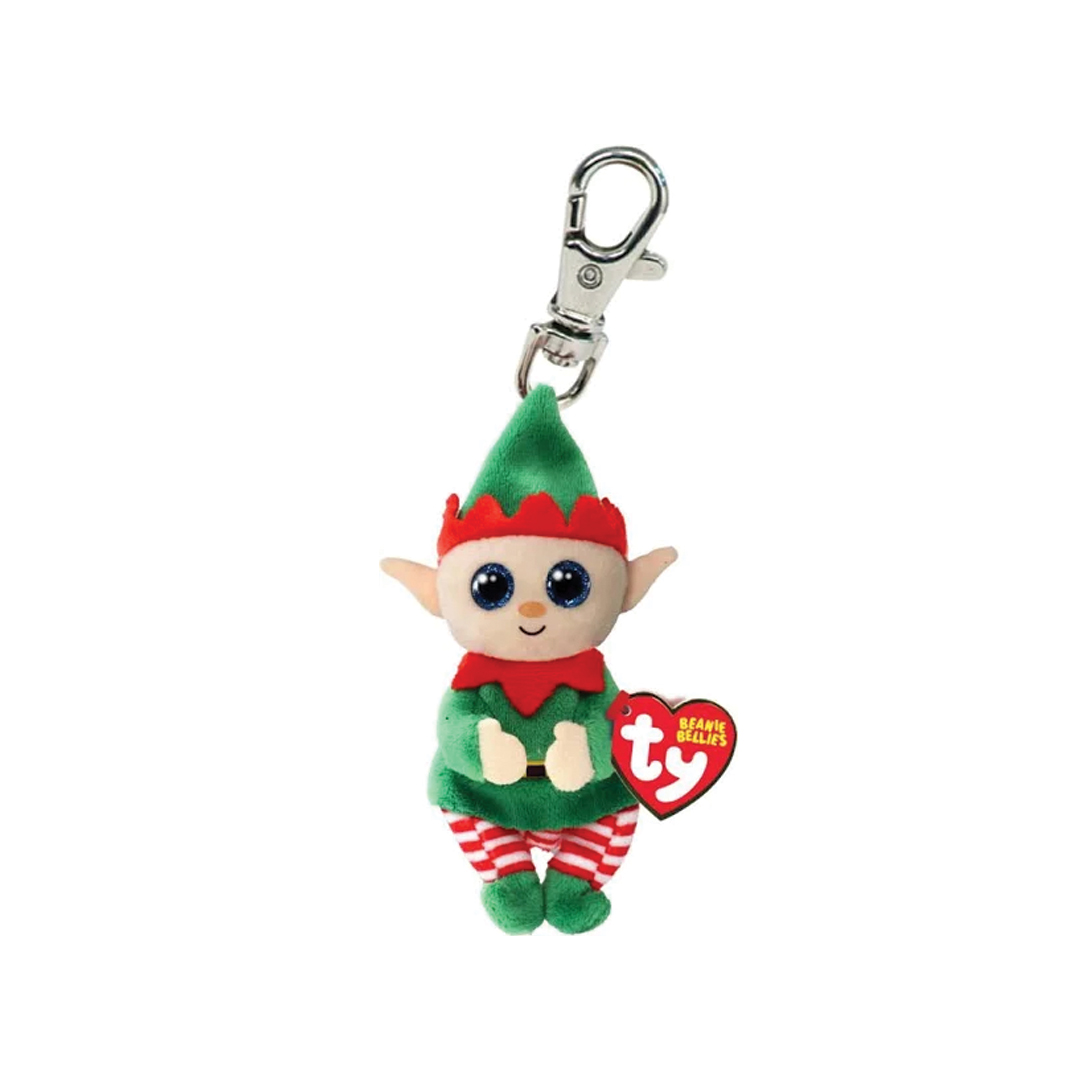 Ty Beanie Boo's Clip Christmas Elf Green Belly 7cm
