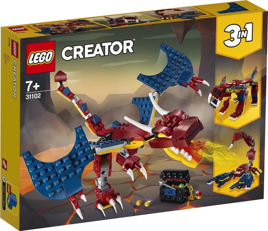 Vuurdraak Lego (31102)