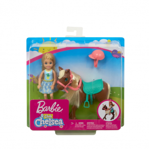 Paard en pop Barbie: Chelsea