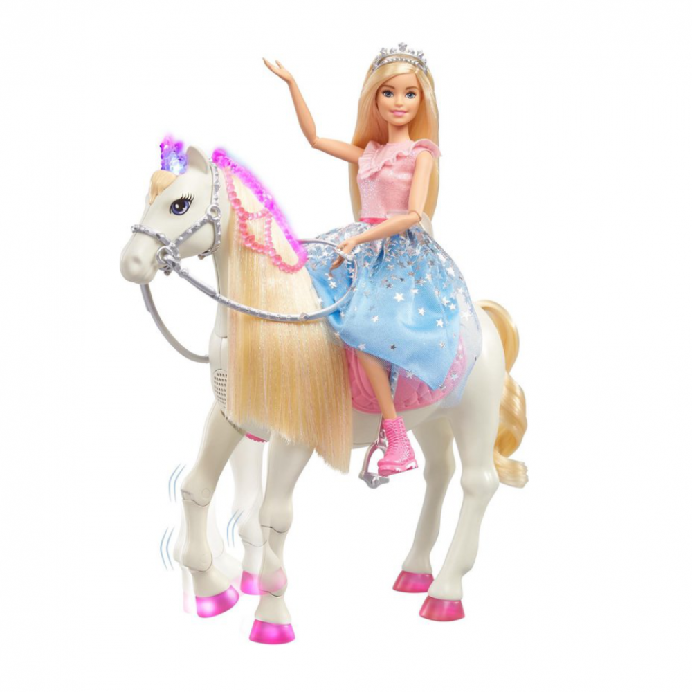 Barbie Princess Adventure Paard en Prinsessenpop