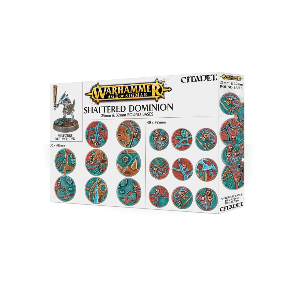 warhammer Age of Sigmar- Shattered Dominion- 25 & 32Mm Round